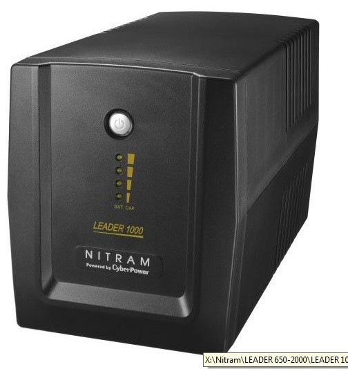 Onduleur NITRAM 1000 VA 8 Prise + afficheur LCD + Reseau + USB